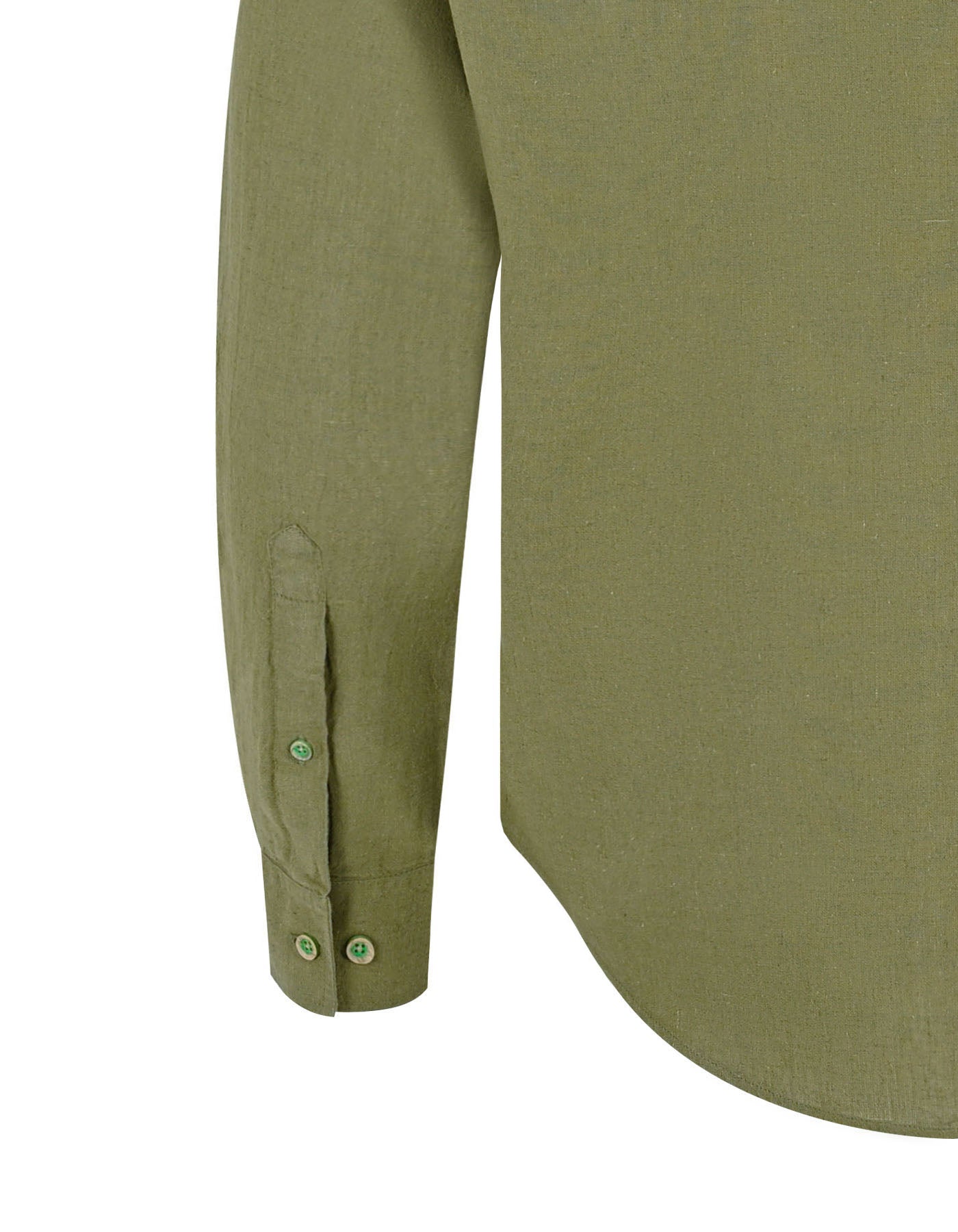 Olive Embriodery Plain Casual Shirt CS2371R-L