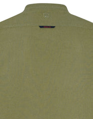 Olive Embriodery Plain Casual Shirt CS2371R-XL
