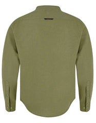 Olive Embriodery Plain Casual Shirt CS2371R-XXL