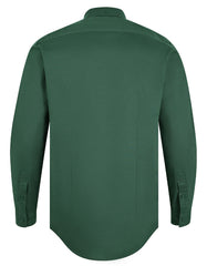 Green Plain Regular Fit Casual Shirt