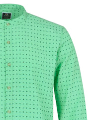Green  Printed Casual Shirt CS2411R-L