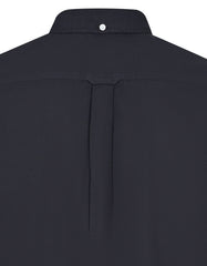 Black Plain Regular Fit Casual Shirt