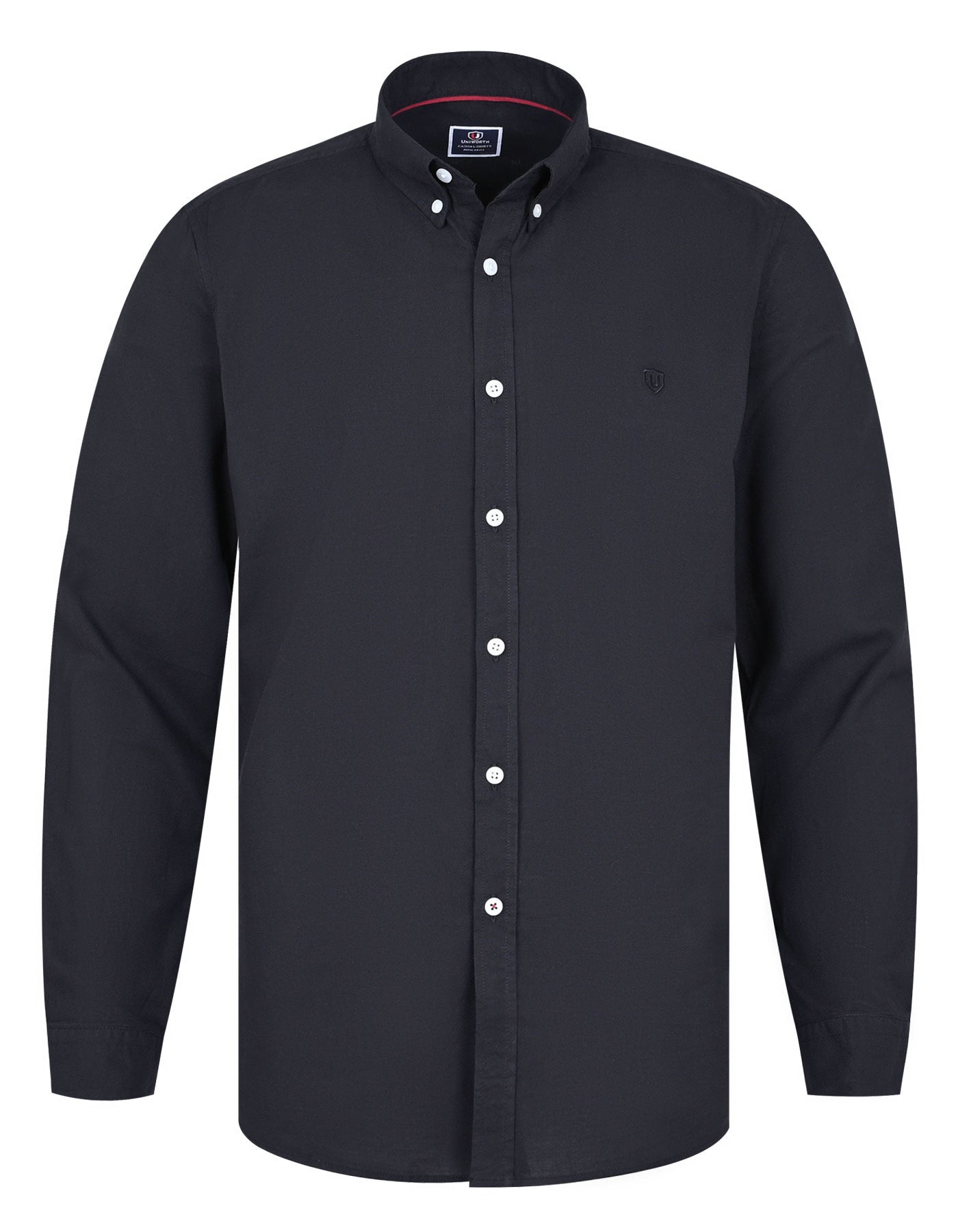 Black Embriodery Plain Casual Shirt CS2413R-M