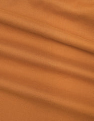 Rust Plain Regular Fit Casual Shirt