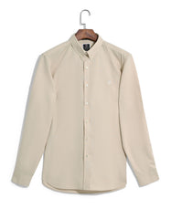 Beige Embriodery Plain Casual Shirt CS2418R-M