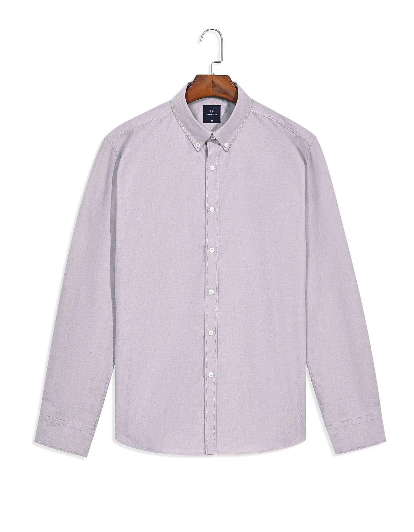 Casual Shirt Woven L Grey M CSW2504-1 Uniworth CSW2504-1-M
