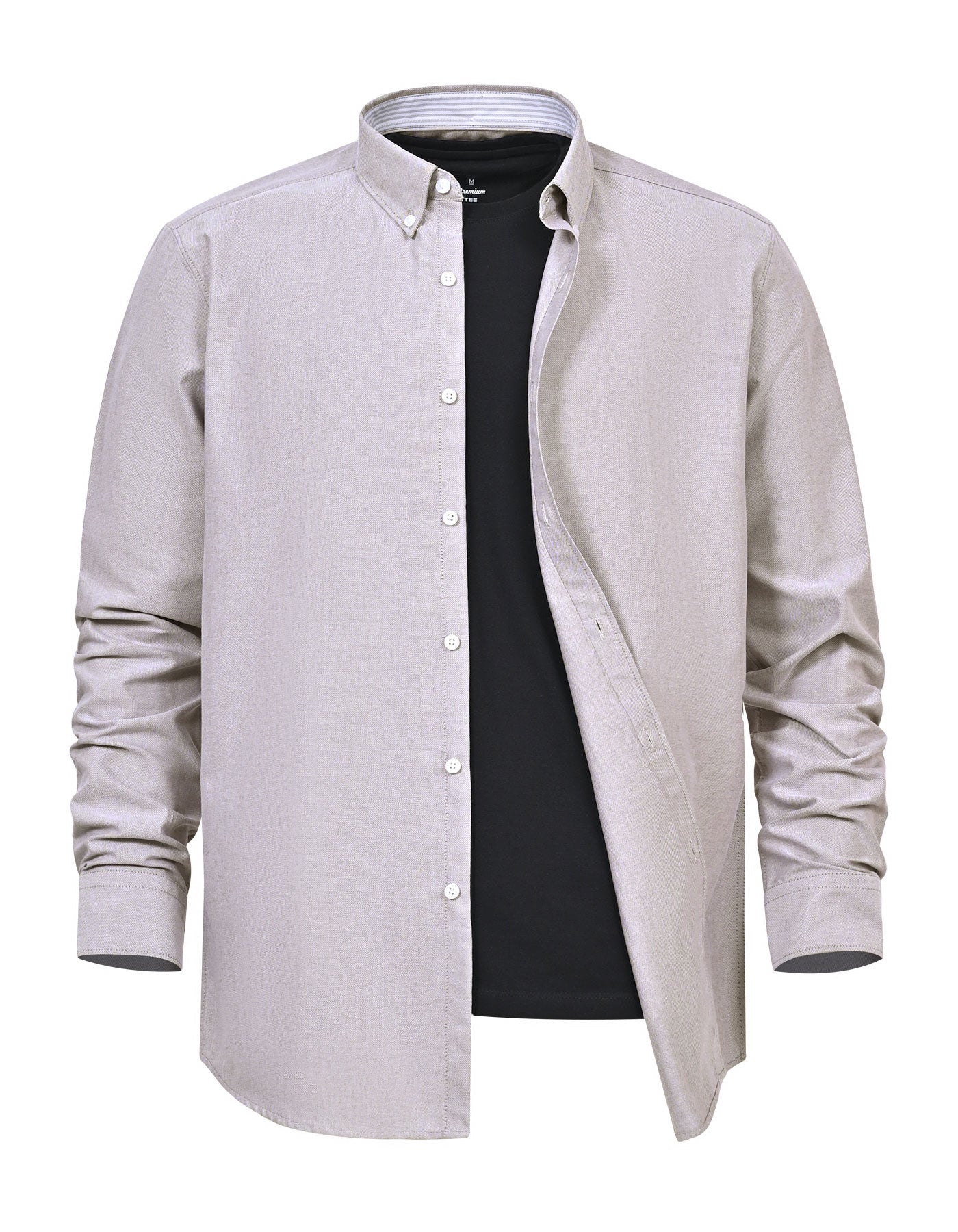 Casual Shirt Woven D Grey L CSW2504 Uniworth CSW2504-L