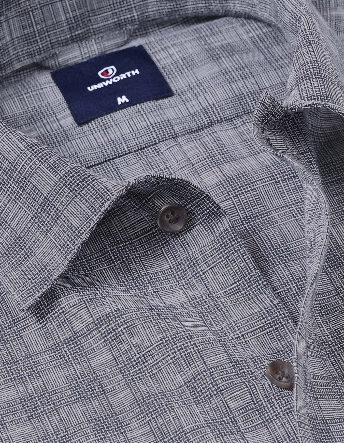 Casual Shirt Woven Navy XL CSW2505 Uniworth CSW2505-XL