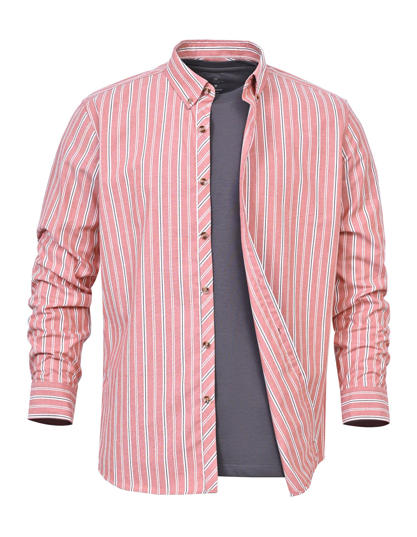 Casual Shirt Woven Rust L CSW2506-1 Uniworth CSW2506-1-L