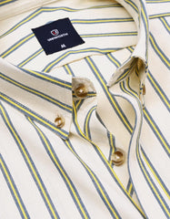 Casual Shirt Woven Cream L CSW2506-3 Uniworth CSW2506-3-L