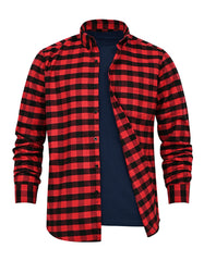 Casual Shirt Woven Red L CSW2510 Uniworth CSW2510-L