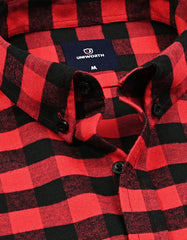 Casual Shirt Woven Red XL CSW2510 Uniworth CSW2510-XL