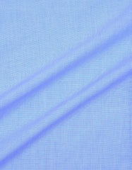 Blue Plain Regular Fit Casual Shirt