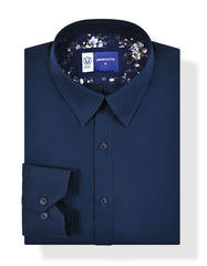 Casual Shirt Woven Navy S CSW2605 Uniworth CSW2605-S