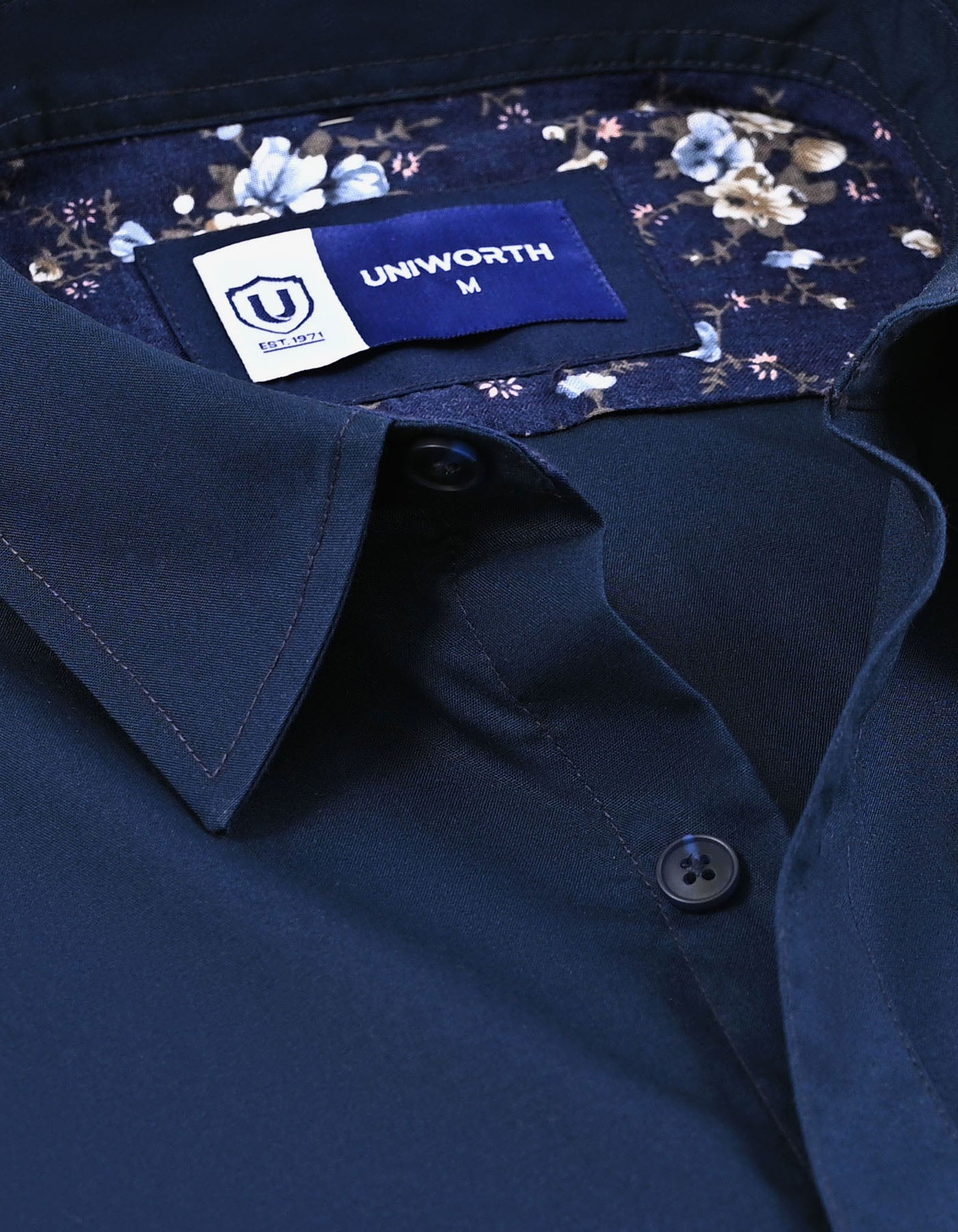 Casual Shirt Woven Navy XL CSW2605 Uniworth CSW2605-XL