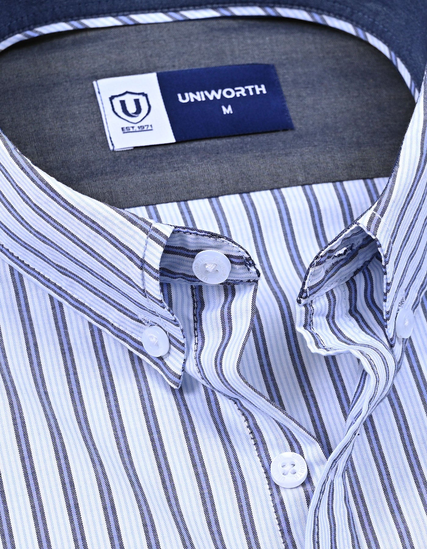 Casual Shirt Woven White XL CSW2641 Uniworth CSW2641-XL