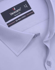 Plain Grey Tailored Smart Fit Shirt FS1006-1SF-15