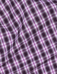 Check White/Purple Classic Fit Shirt FS1047RF-16
