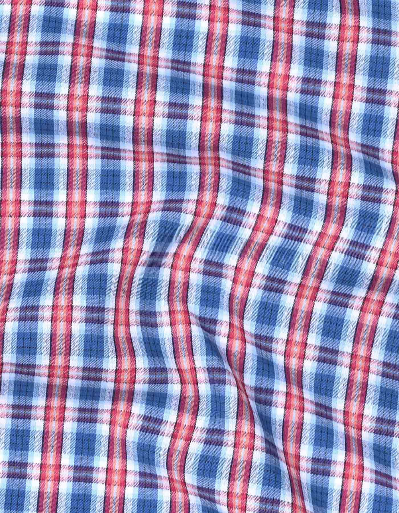 Check Blue/Red Classic Fit Shirt FS1049RF-16