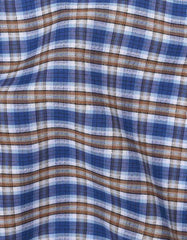 Check Blue Tailored Smart Fit Shirt FS1057SF-16
