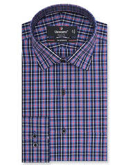 Check Blue Tailored Smart Fit Shirt FS1058SF-14.5