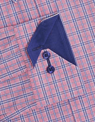 Check White/L Pink Classic Fit Shirt FS1063RF-16