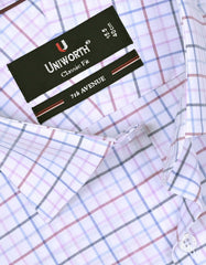 Check Blue Classic Fit Shirt FS1069RF-15.5