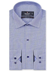 Self Navy Classic Fit Shirt FS1076-1RF-14.5