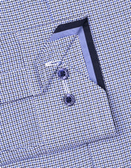 Self Navy Tailored Smart Fit Shirt FS1076-1SF-15.5