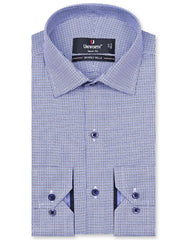 Self Navy Tailored Smart Fit Shirt FS1076-1SF-14.5