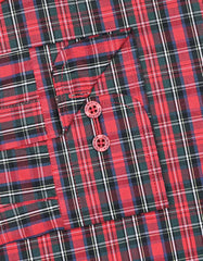 Check Red Tailored Smart Fit Shirt FS1077SF-15.5