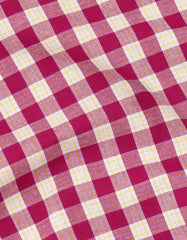 Check Burgundy Tailored Smart Fit Shirt FS1078-1SF-17