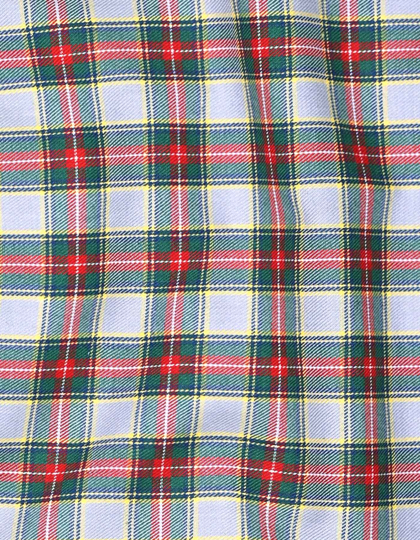 Check Green Tailored Smart Fit Shirt FS1079SH-16