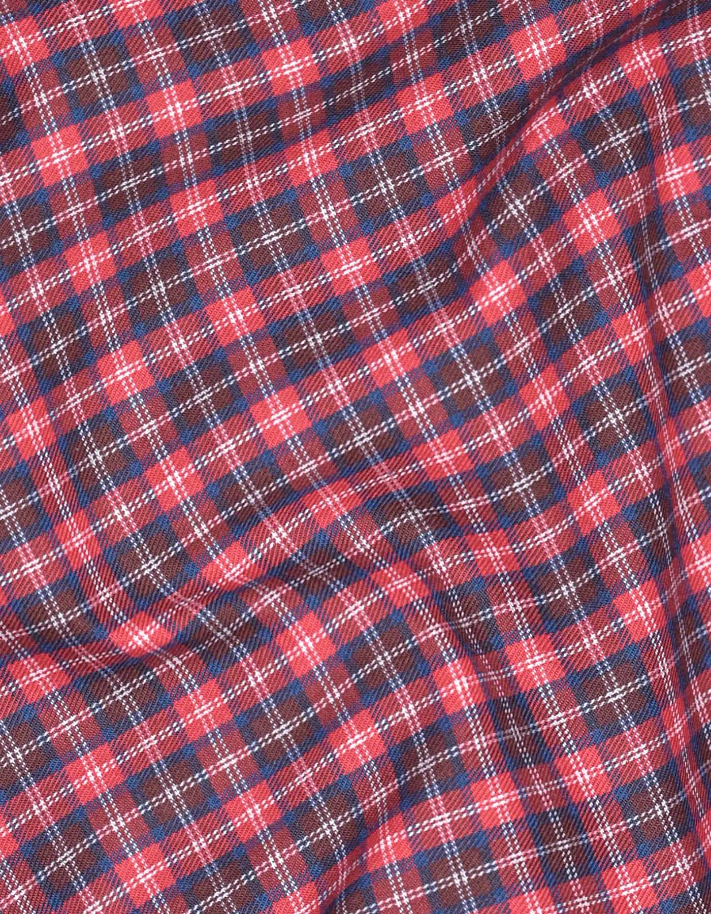 Check Red Classic Fit Shirt FS1080RF-16