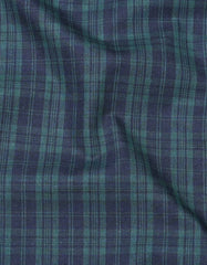 Check Navy Tailored Smart Fit Shirt FS1082SH-16