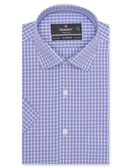 Check Blue Tailored Smart Fit Shirt FS1091SH-14.5