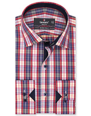 Check Yellow Tailored Smart Fit Shirt FS1092SF-14.5