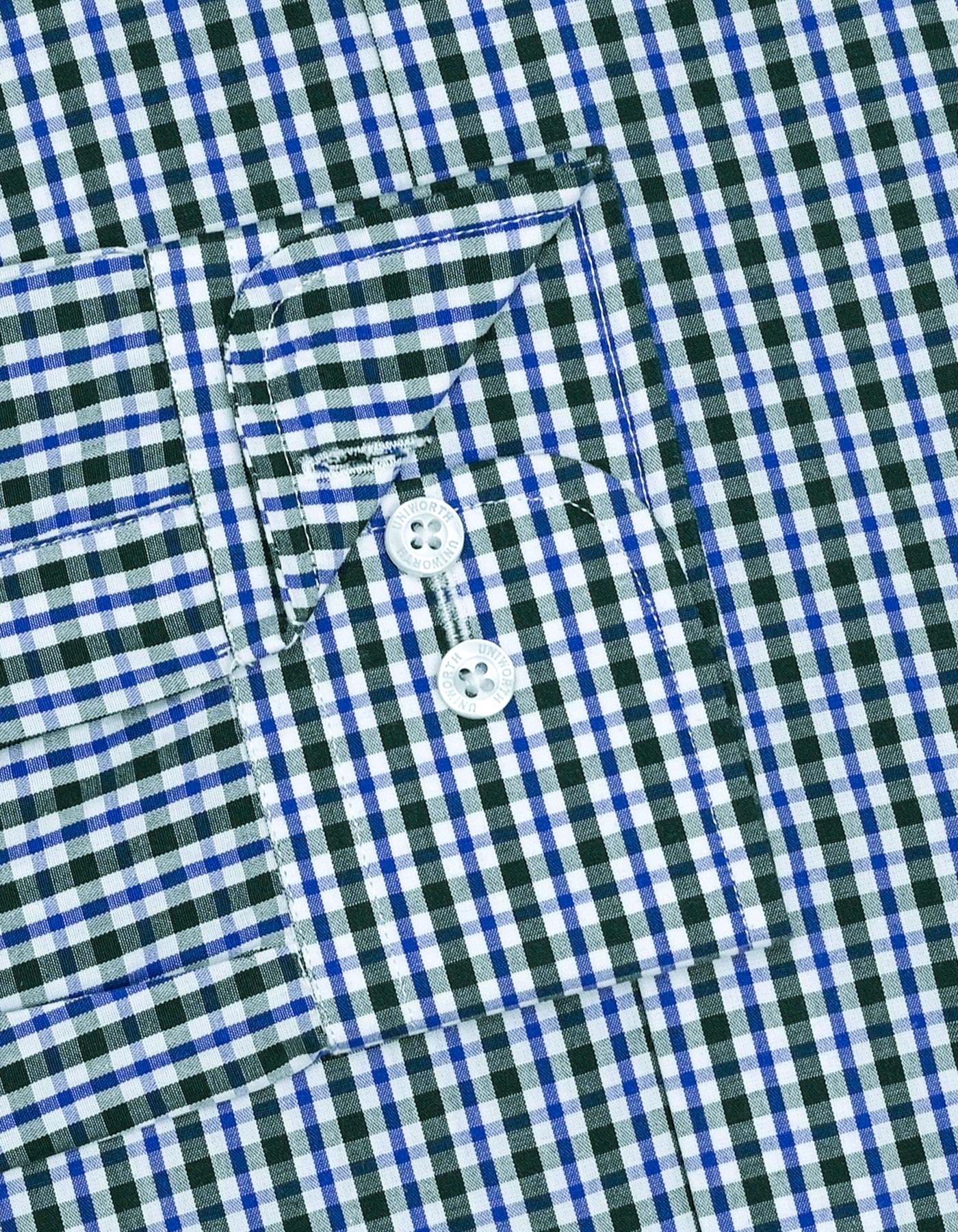 Check Green Tailored Smart Fit Shirt FS1096SF-15.5