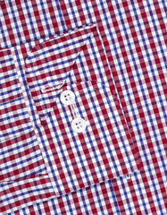 Check Maroon Tailored Smart Fit Shirt FS1097SF-15.5