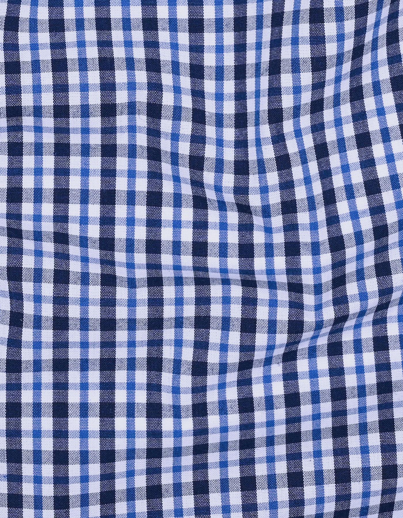 Check Navy Classic Fit Shirt FS1098-1RF-16