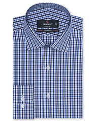 Check Navy Classic Fit Shirt FS1098-1RF-14.5