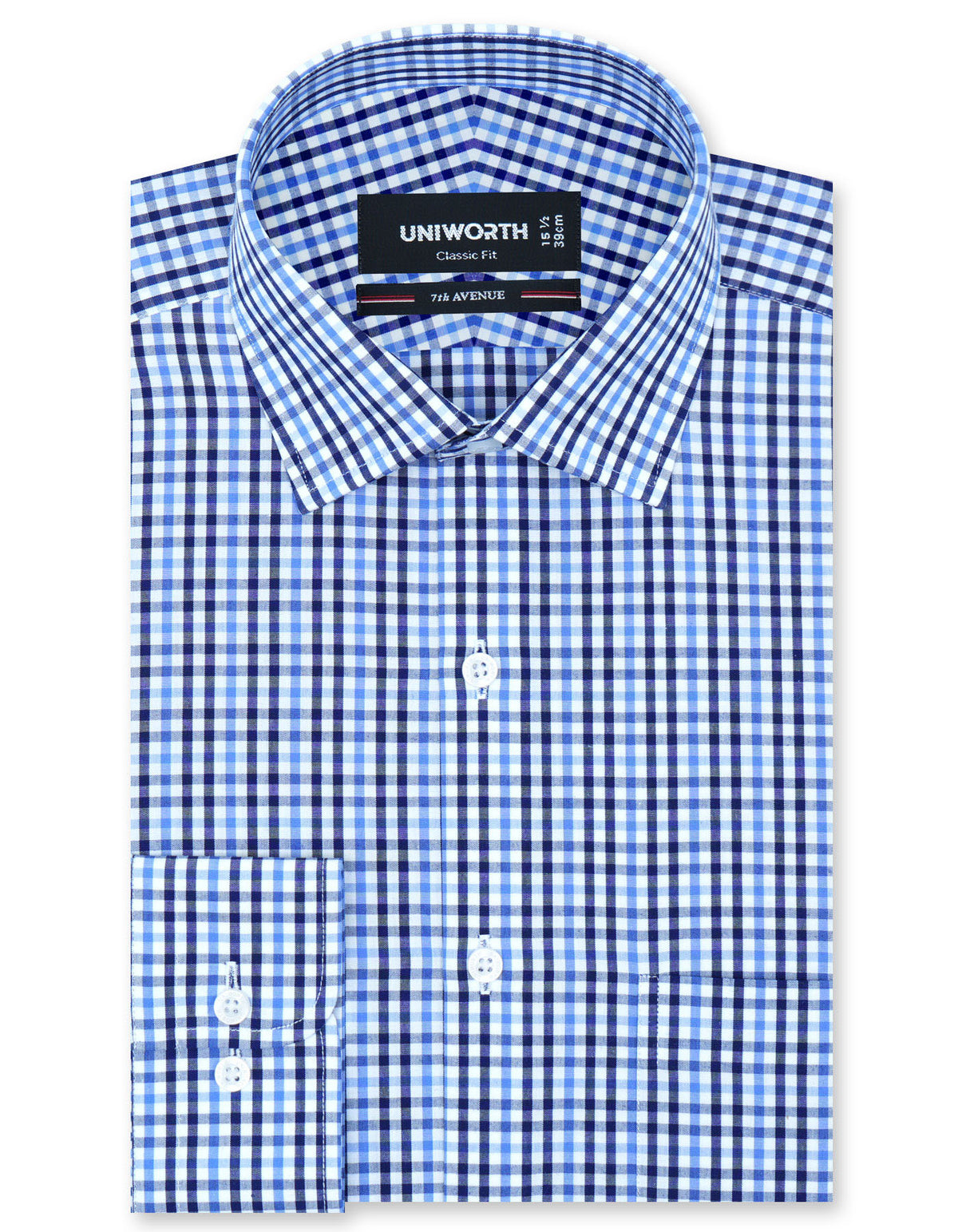 Check Sky Classic Fit Shirt FS1099RF-14.5