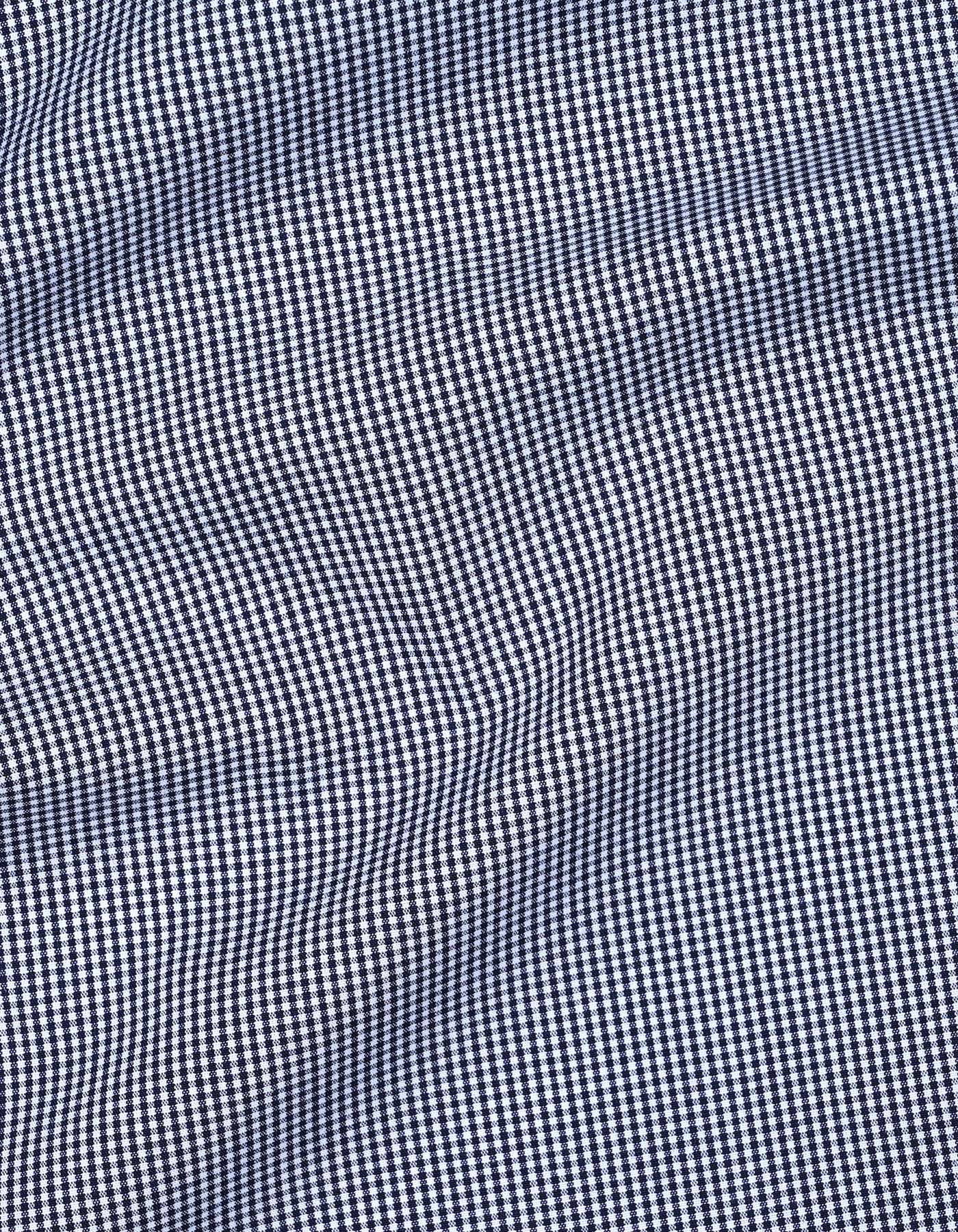 Check Navy Tailored Smart Fit Shirt FS1104SF-16