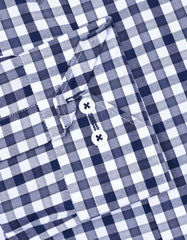 Check Navy Tailored Smart Fit Shirt FS1110-2SF-16