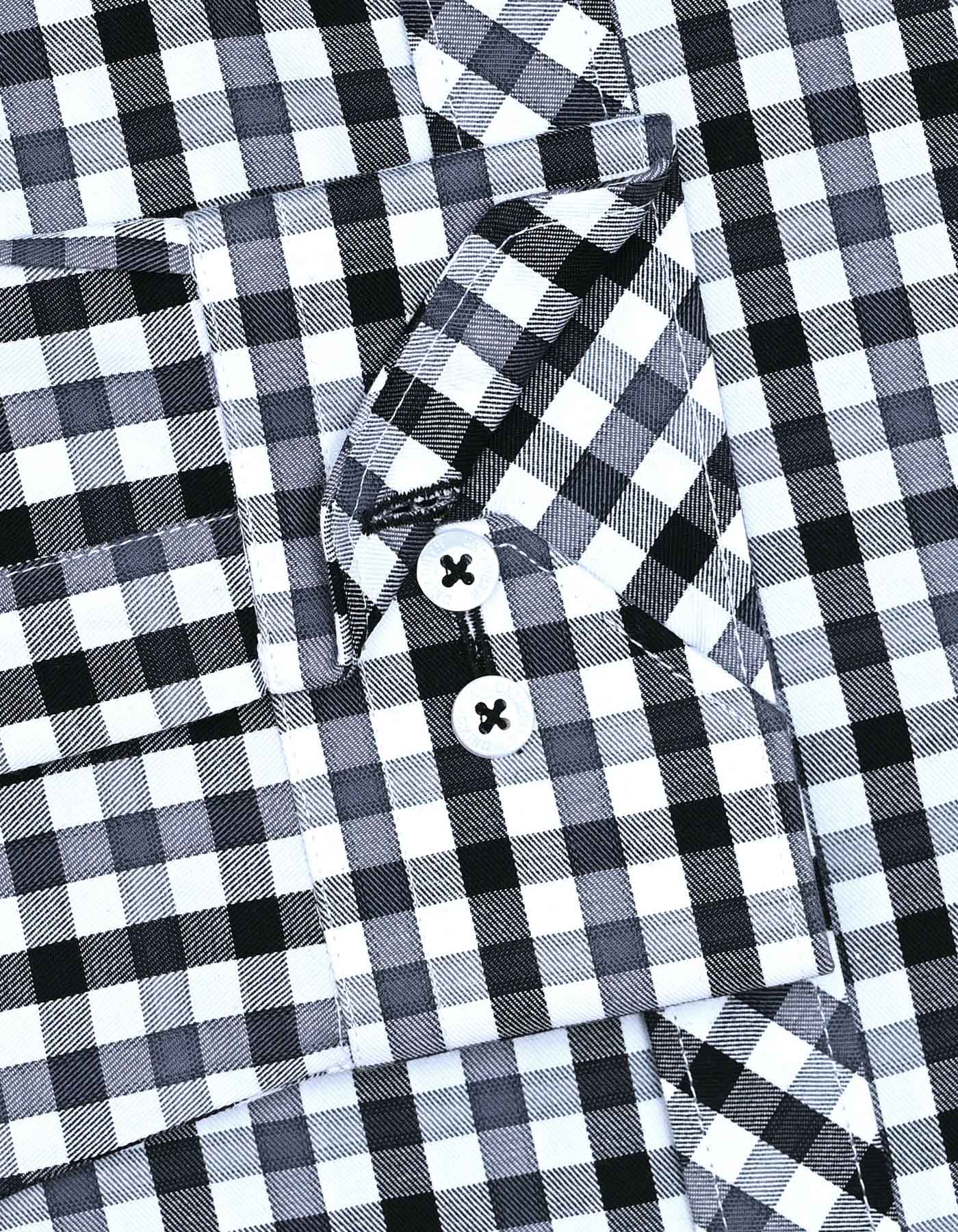 Check Black Tailored Smart Fit Shirt FS1111SF-16