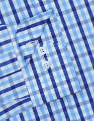 Check Royal Blue Classic Fit Shirt FS1118RF-15.5