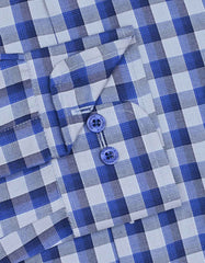 Check River Blue Classic Fit Shirt FS1120RF-15.5