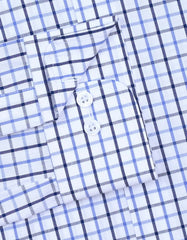 Check Navy Classic Fit Shirt FS1121RF-15.5