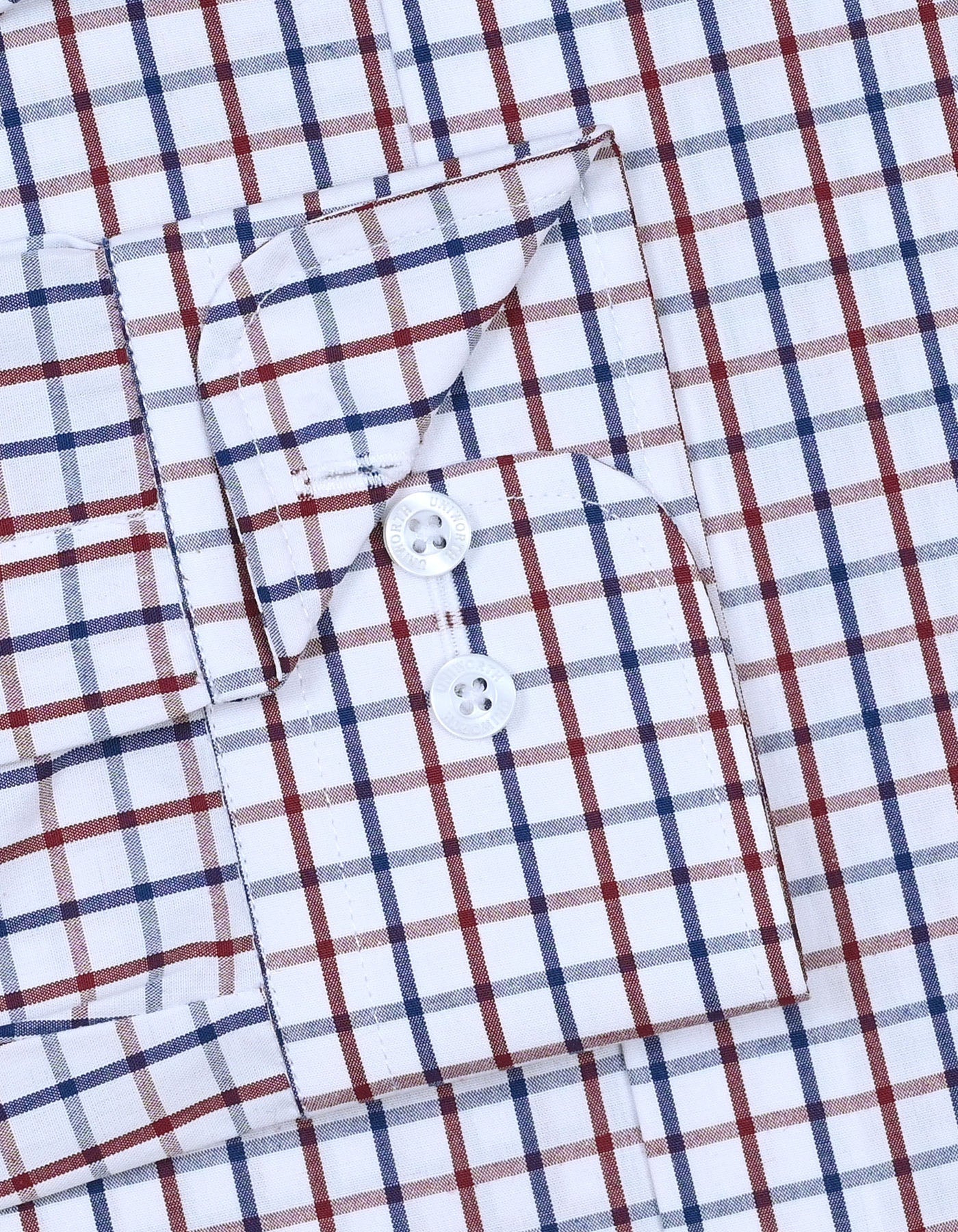 Check Maroon Classic Fit Shirt FS1122RF-15.5