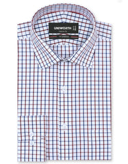 Check Maroon Classic Fit Shirt FS1122RF-14.5